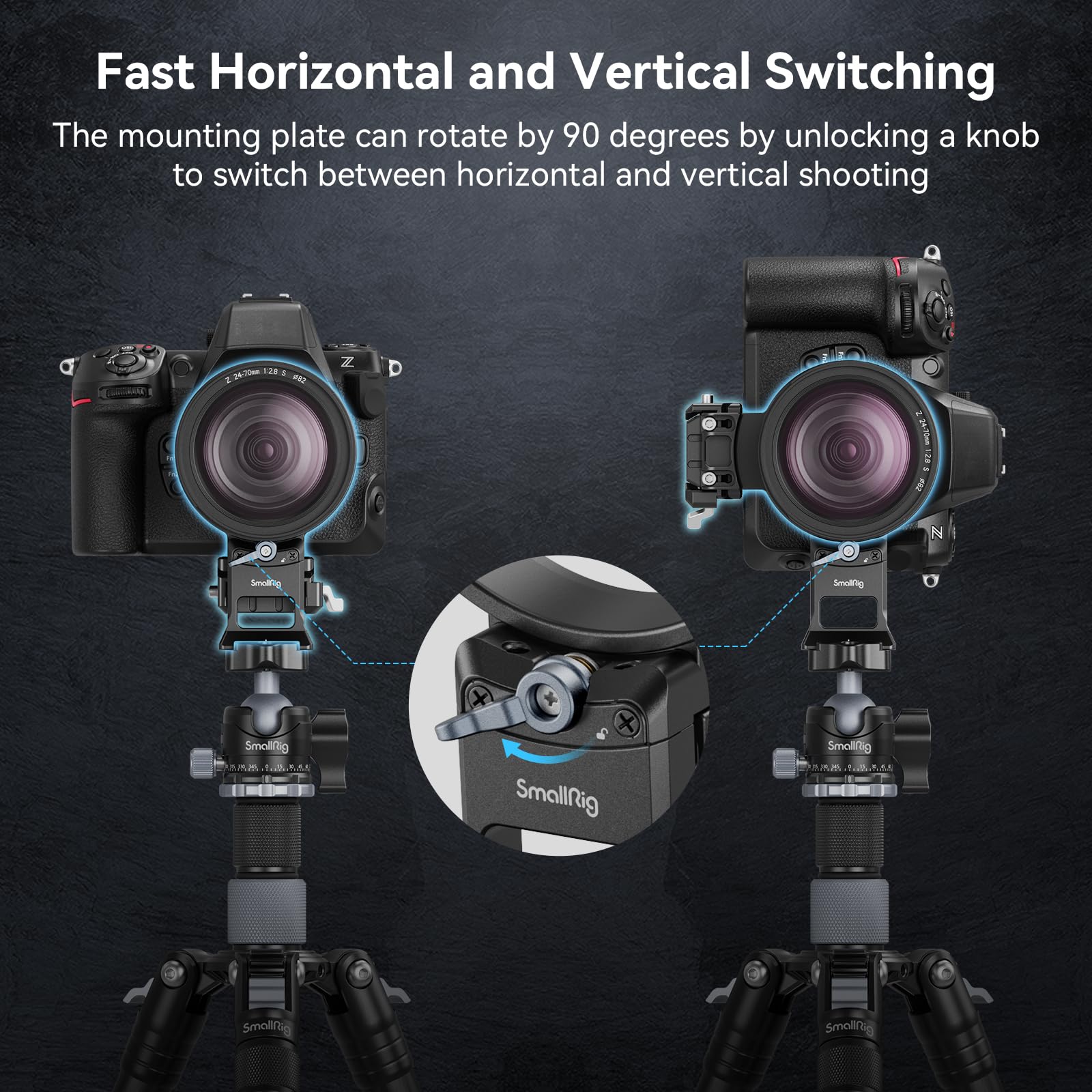 Amazon.com : SMALLRIG Rotatable Collar Mount Plate for Nikon Z 5